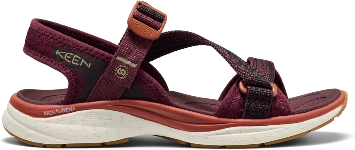 KEEN Women's Leiki Open Toe Hybrid Sandals – Breathable Comfortable Supportive Adjustable Shoes