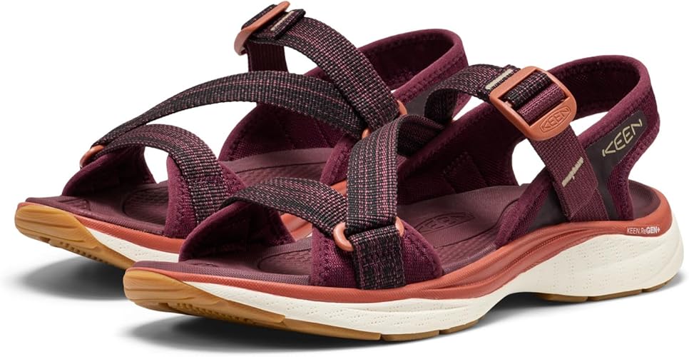 KEEN Women's Leiki Open Toe Hybrid Sandals – Breathable Comfortable Supportive Adjustable Shoes