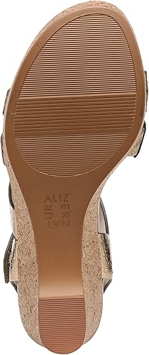 Naturalizer Women's Cynthia Wedge Sandal – Comfortable Open Toe Dressy Wedge Shoes