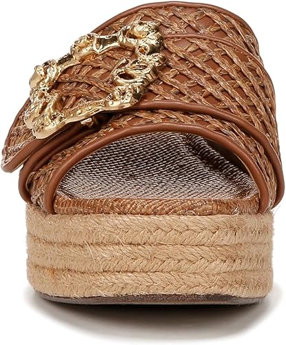 Sam Edelman Women's Celia Wedge Sandal – Stylish Strappy Summer Platform Shoes