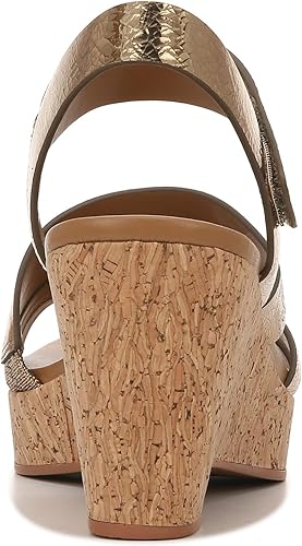 Naturalizer Women's Cynthia Wedge Sandal – Comfortable Open Toe Dressy Wedge Shoes
