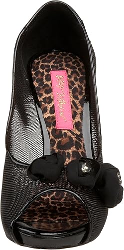 Betsey Johnson Women's Alexandra Open Toe Pump – Elegant Dressy High Heel Shoes