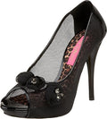 Betsey Johnson Women's Alexandra Open Toe Pump – Elegant Dressy High Heel Shoes